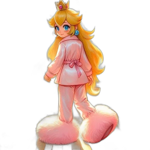crown, staff, dress, creature transparent PNG cut-out