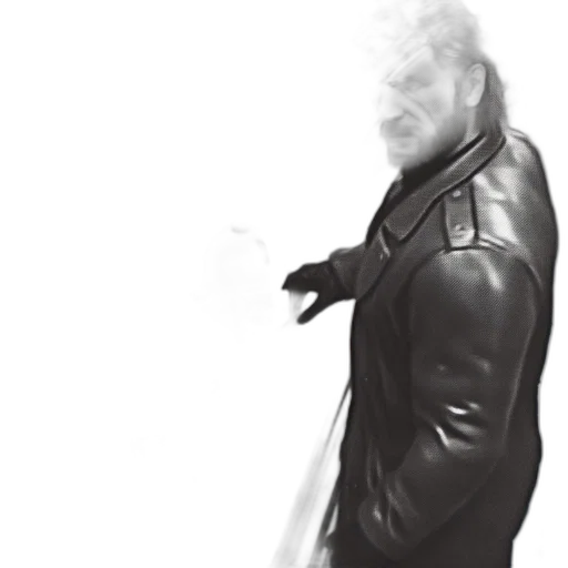 jacket, mask, face, staff transparent PNG cut-out