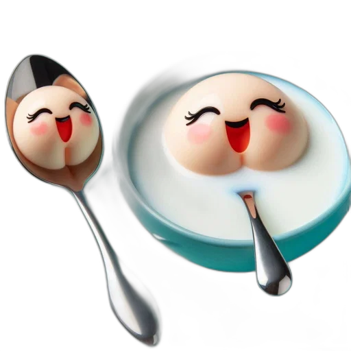 food, mask, face, 3d render transparent PNG cut-out