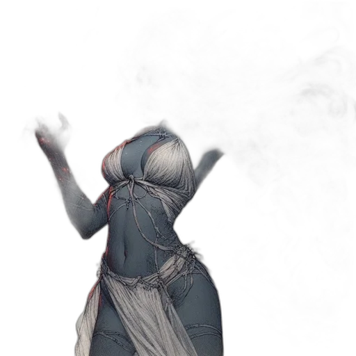 mask, staff, dress, sword transparent PNG cut-out