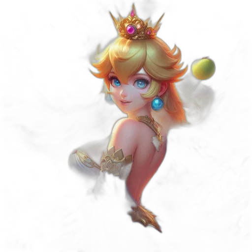 crown, staff, concept art, fantasy art transparent PNG cut-out