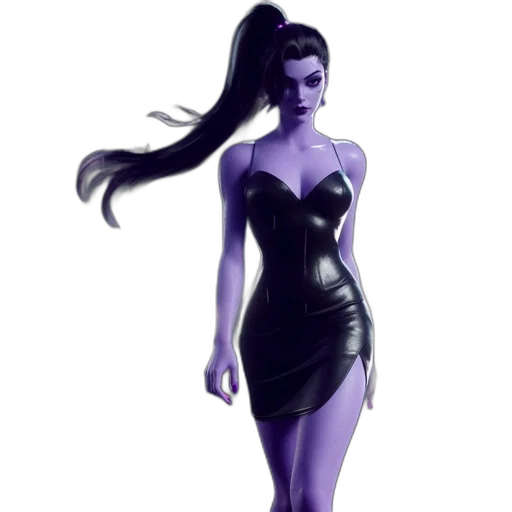 dress, concept art, fantasy art, 3d render transparent PNG cut-out