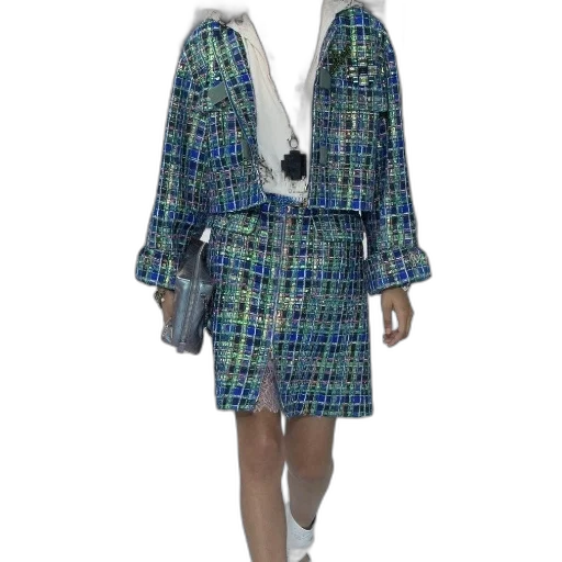jacket, dress, model, walks transparent PNG cut-out
