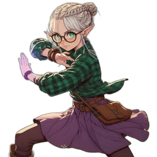 staff, jacket, weapon, creature transparent PNG cut-out