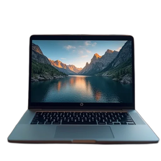 3d render, laptop, probook transparent PNG cut-out