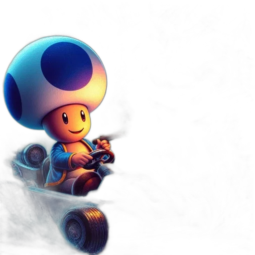 robot, car, concept art, 3d render transparent PNG cut-out