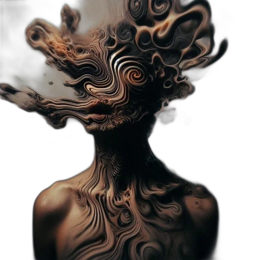 mask, face, hair, creature transparent PNG cut-out