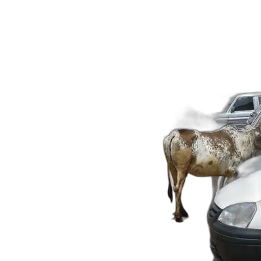 car, animal, photorealistic, 3d render transparent PNG cut-out