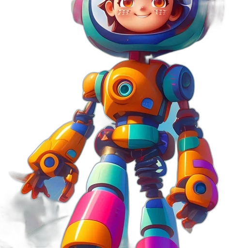 robot, staff, weapon, concept art transparent PNG cut-out