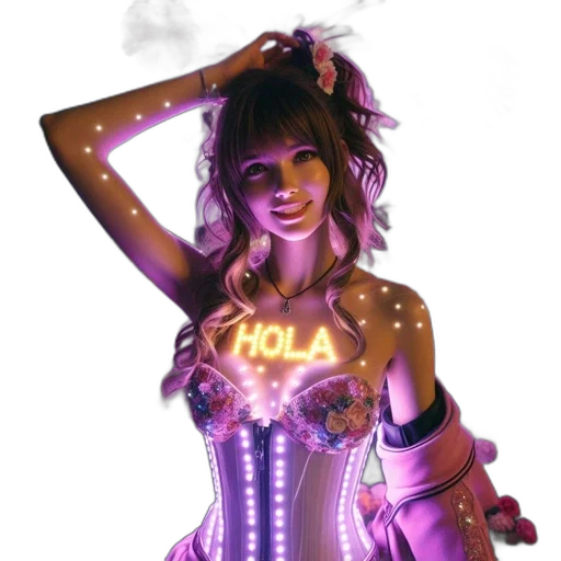 staff, dress, jewelry, robot transparent PNG cut-out