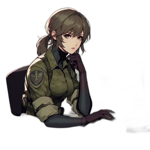 weapon, jacket, staff, creature transparent PNG cut-out