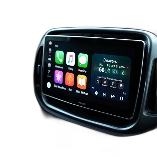 car, modern, stereo, system transparent PNG cut-out