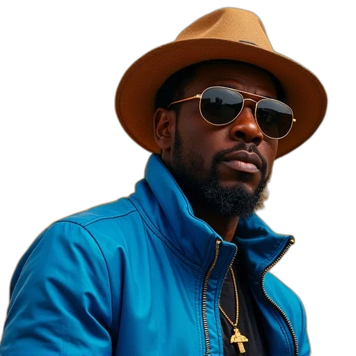 jacket, hat, cover, jazz transparent PNG cut-out