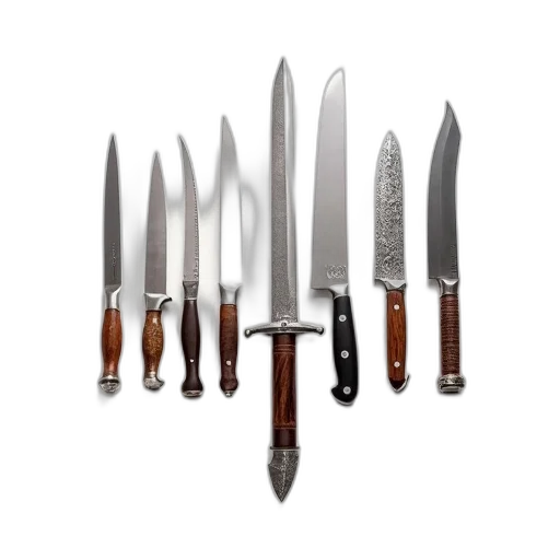 weapon, staff, sword, food transparent PNG cut-out