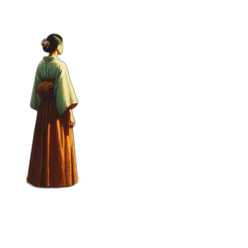 dress, staff, umbrella, jacket transparent PNG cut-out