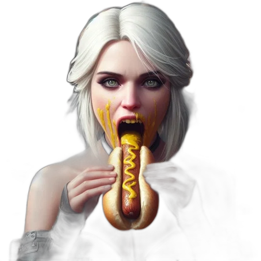 food, weapon, staff, face transparent PNG cut-out