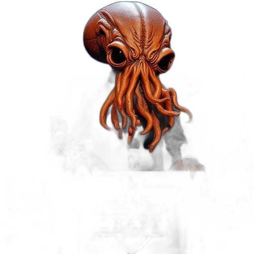 creature, mask, hair, staff transparent PNG cut-out
