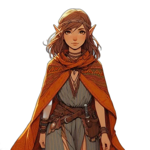 staff, dress, sword, fantasy art transparent PNG cut-out