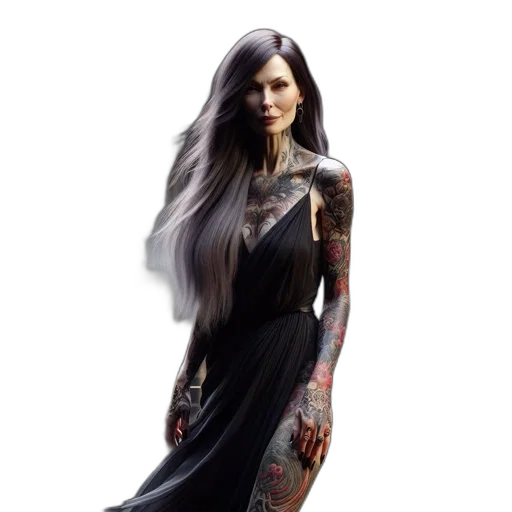 dress, fantasy art, concept art, photorealistic transparent PNG cut-out