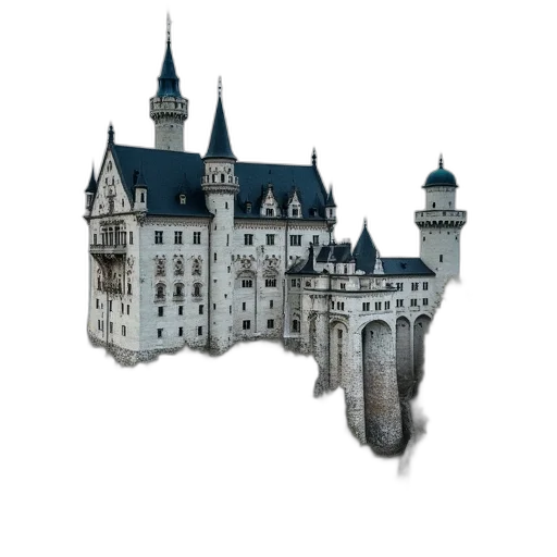 building, crown, 3d render, concept art transparent PNG cut-out