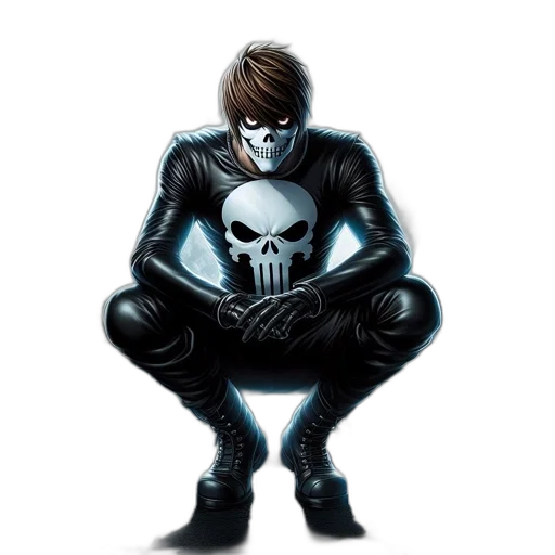 mask, jacket, comic book art, concept art transparent PNG cut-out