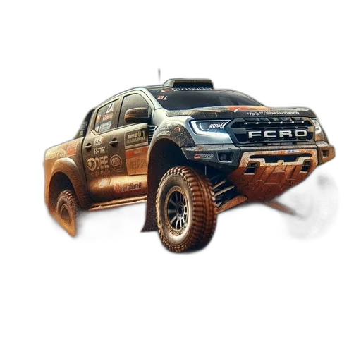 car, weapon, 3d render, concept art transparent PNG cut-out