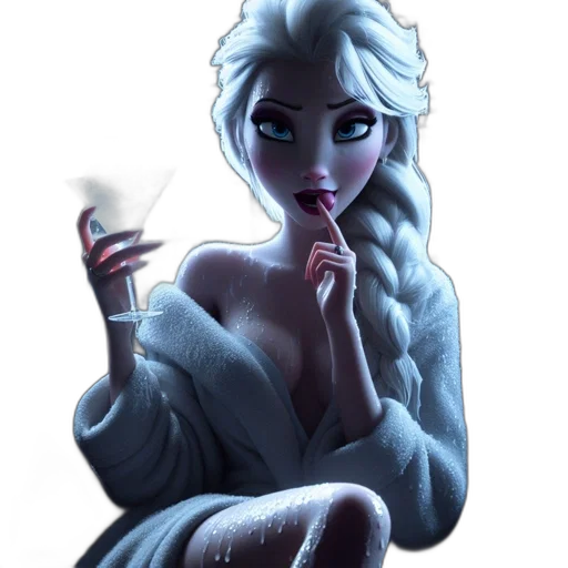 dress, staff, face, fantasy art transparent PNG cut-out