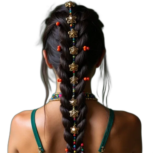 jewelry, hair, crown, staff transparent PNG cut-out