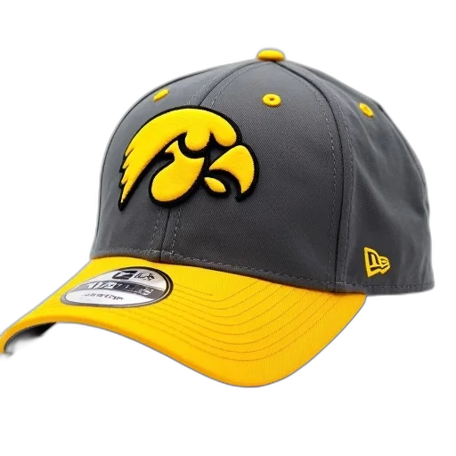 hat, men, grey, yellow transparent PNG cut-out
