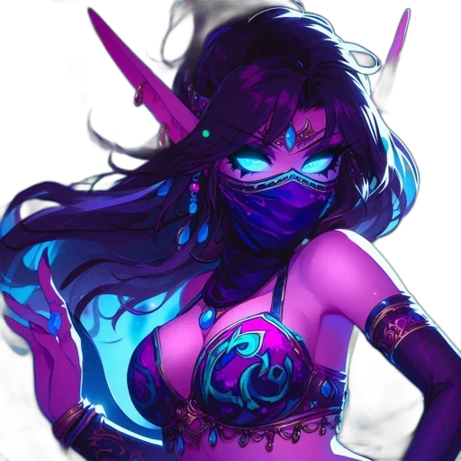 mask, fantasy art, cyberpunk, concept art transparent PNG cut-out