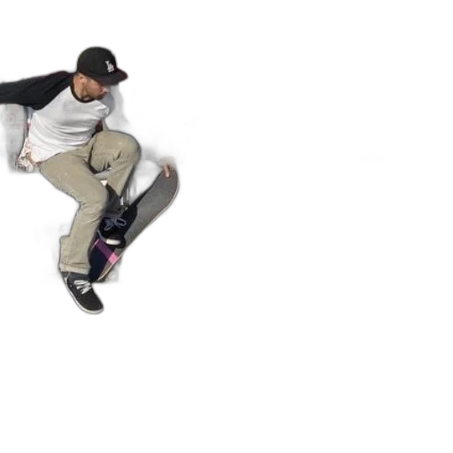 shoes, jacket, hat, staff transparent PNG cut-out