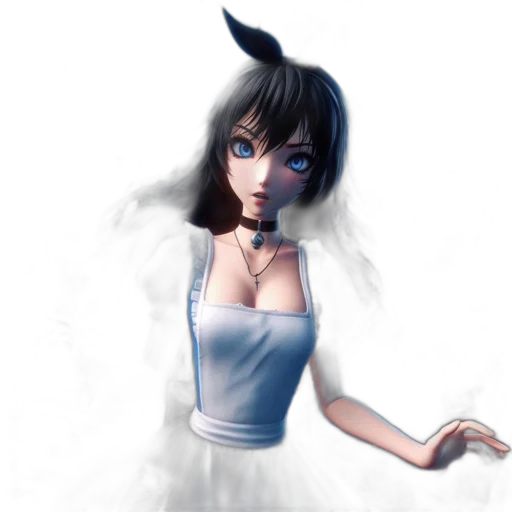 dress, mask, face, staff transparent PNG cut-out