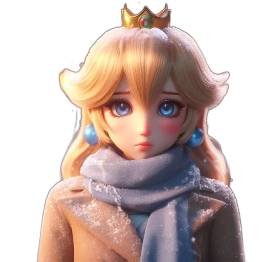 crown, face, 3d render, concept art transparent PNG cut-out