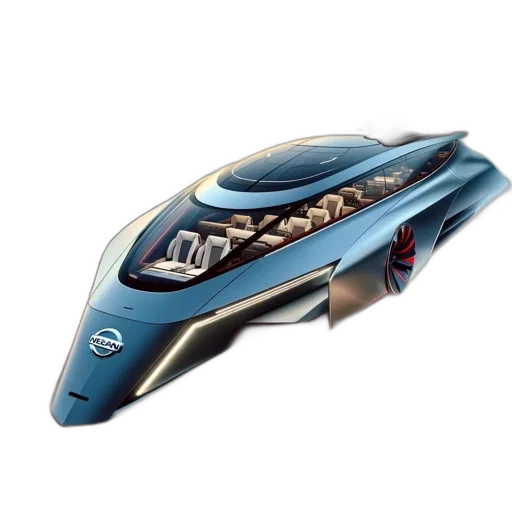 car, 3d render, concept art, sleek transparent PNG cut-out