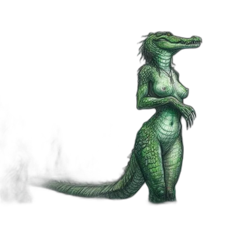 dragon, creature, animal, dress transparent PNG cut-out