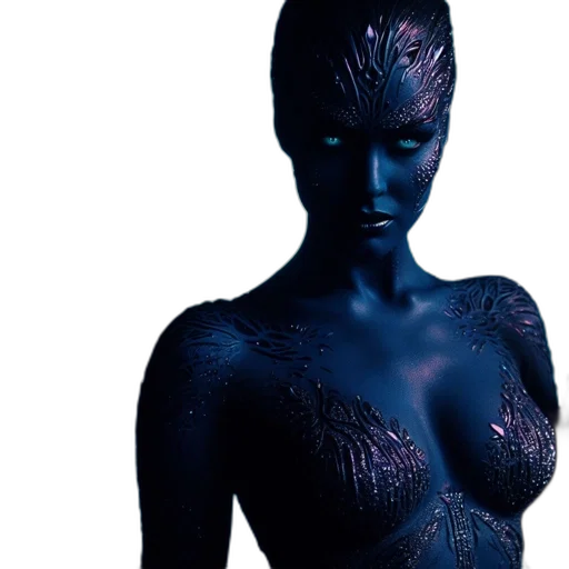 dress, creature, mask, concept art transparent PNG cut-out