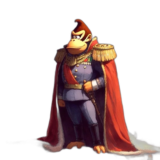 crown, staff, jacket, concept art transparent PNG cut-out