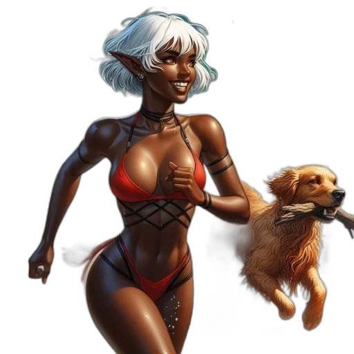 concept art, fantasy art, comic book art, cyberpunk transparent PNG cut-out