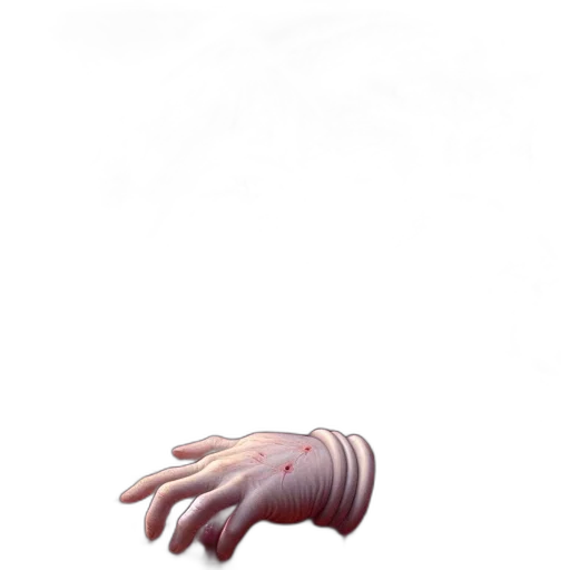 creature, hair, staff, weapon transparent PNG cut-out