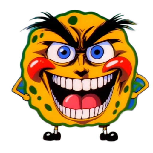 face, mask, creature, staff transparent PNG cut-out