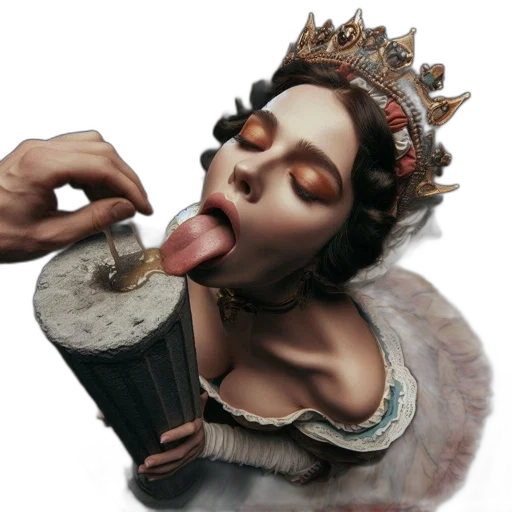 crown, staff, jewelry, face transparent PNG cut-out