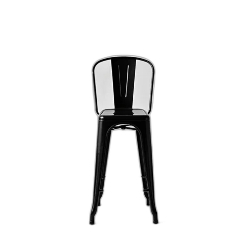 furniture, 3d render, black, metal transparent PNG cut-out