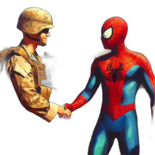 comic book art, concept art, pixel art, watercolor transparent PNG cut-out