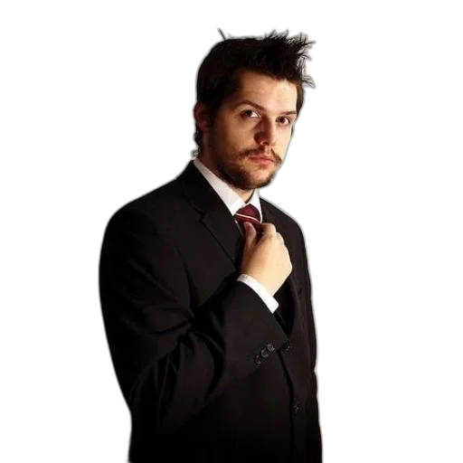 staff, jacket, face, hair transparent PNG cut-out