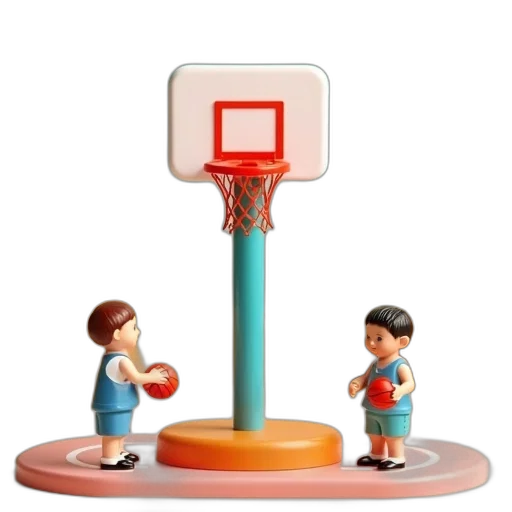 3d render, concept art, photorealistic, kids transparent PNG cut-out
