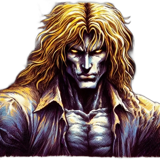 hair, jacket, comic book art, concept art transparent PNG cut-out