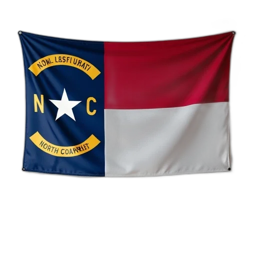 north, carolina, flag, hanging transparent PNG cut-out