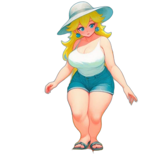hat, dress, staff, concept art transparent PNG cut-out