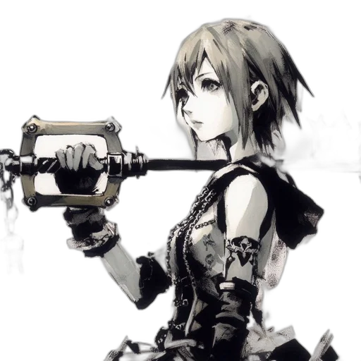 weapon, staff, sword, robot transparent PNG cut-out
