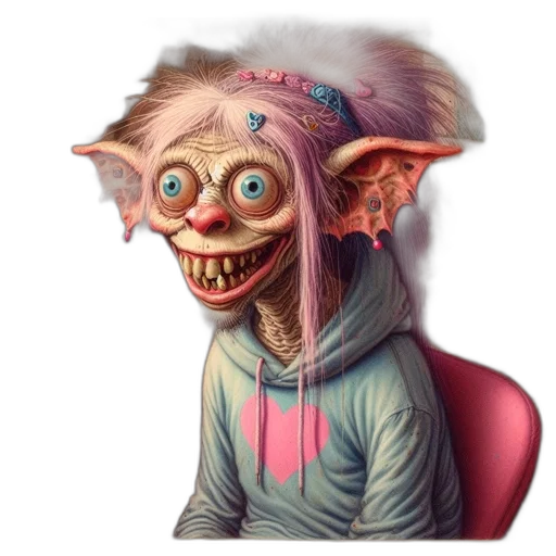 face, creature, mask, staff transparent PNG cut-out